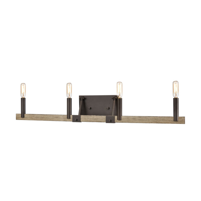 12315/4 - Transitions 32'' Wide 4-Light Vanity Light - Oil Rubbed Bronze