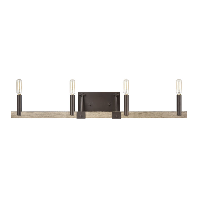 12315/4 - Transitions 32'' Wide 4-Light Vanity Light - Oil Rubbed Bronze