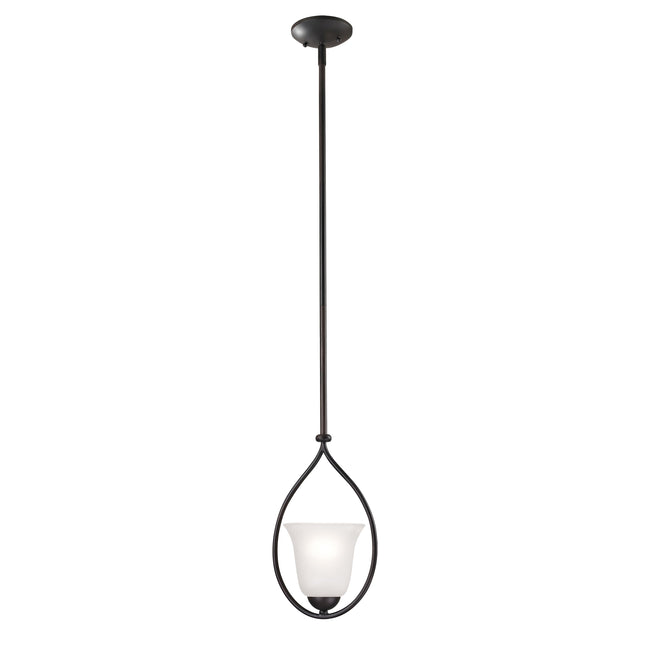 1251PS/10 - Conway 8'' Wide 1-Light Mini Pendant - Oil Rubbed Bronze