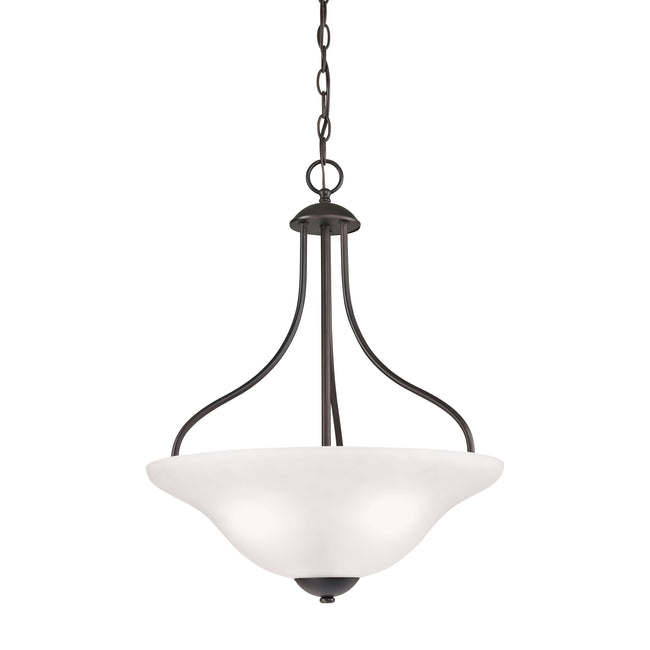 1253PL/10 - Conway 18'' Wide 3-Light Pendant - Oil Rubbed Bronze