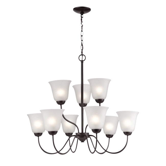 1259CH/10 - Conway 26'' Wide 9-Light Chandelier - Oil Rubbed Bronze