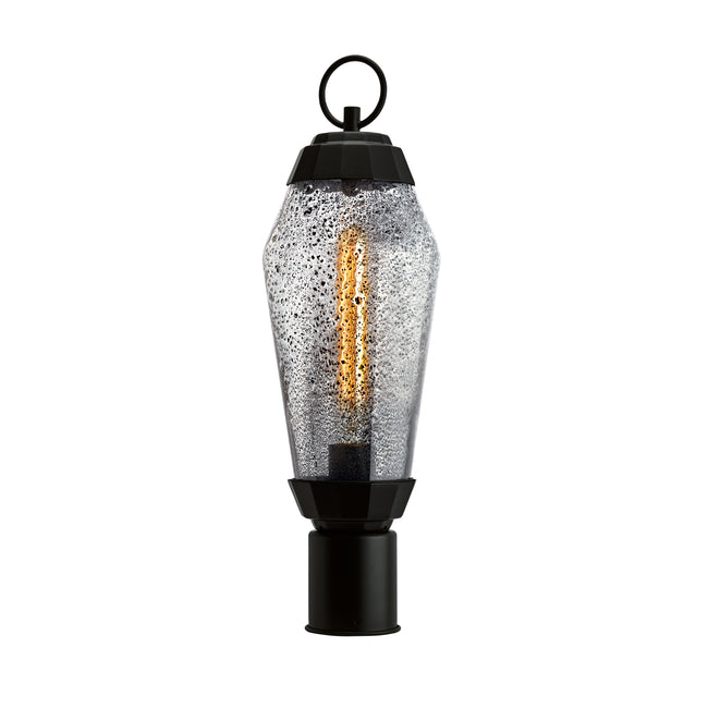 1267-MB-IG - Lyrids Post Lantern Light - Matte Black