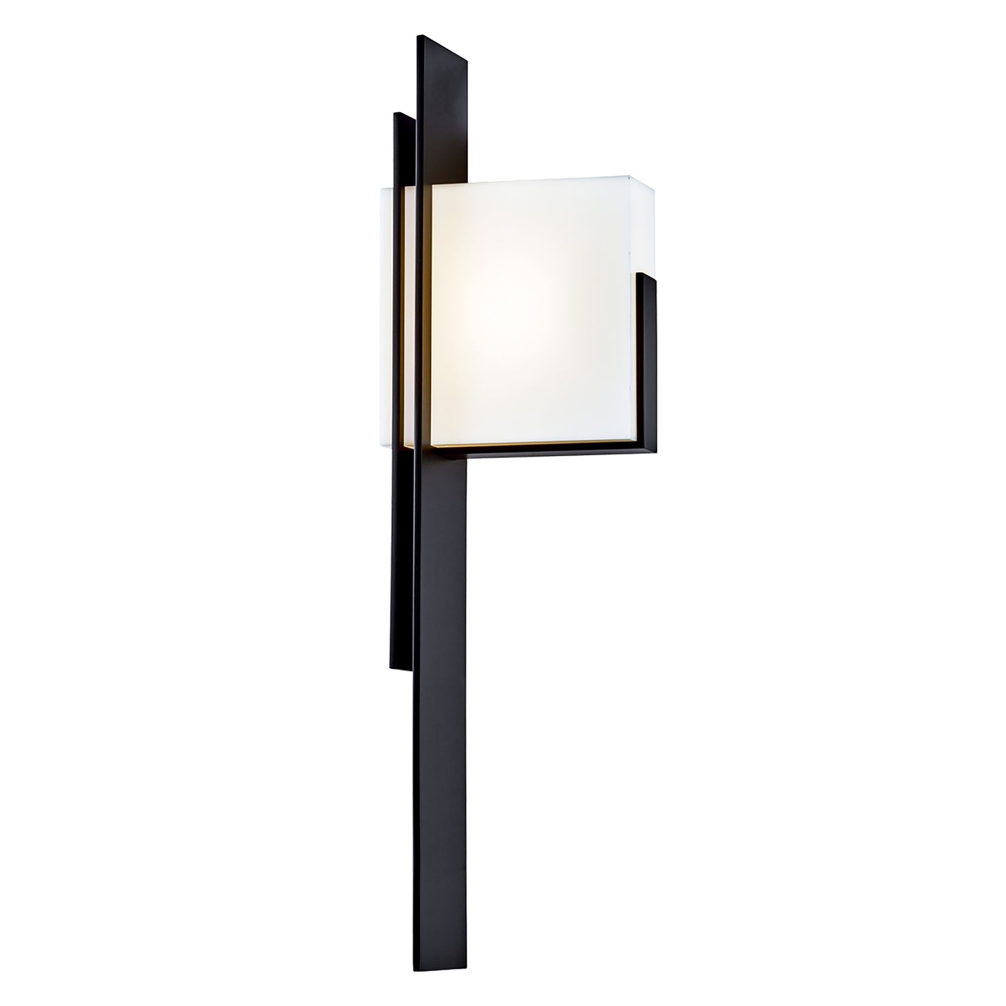 1270-MB-AC - Oak Park Outdoor Wall Light - Matte Black