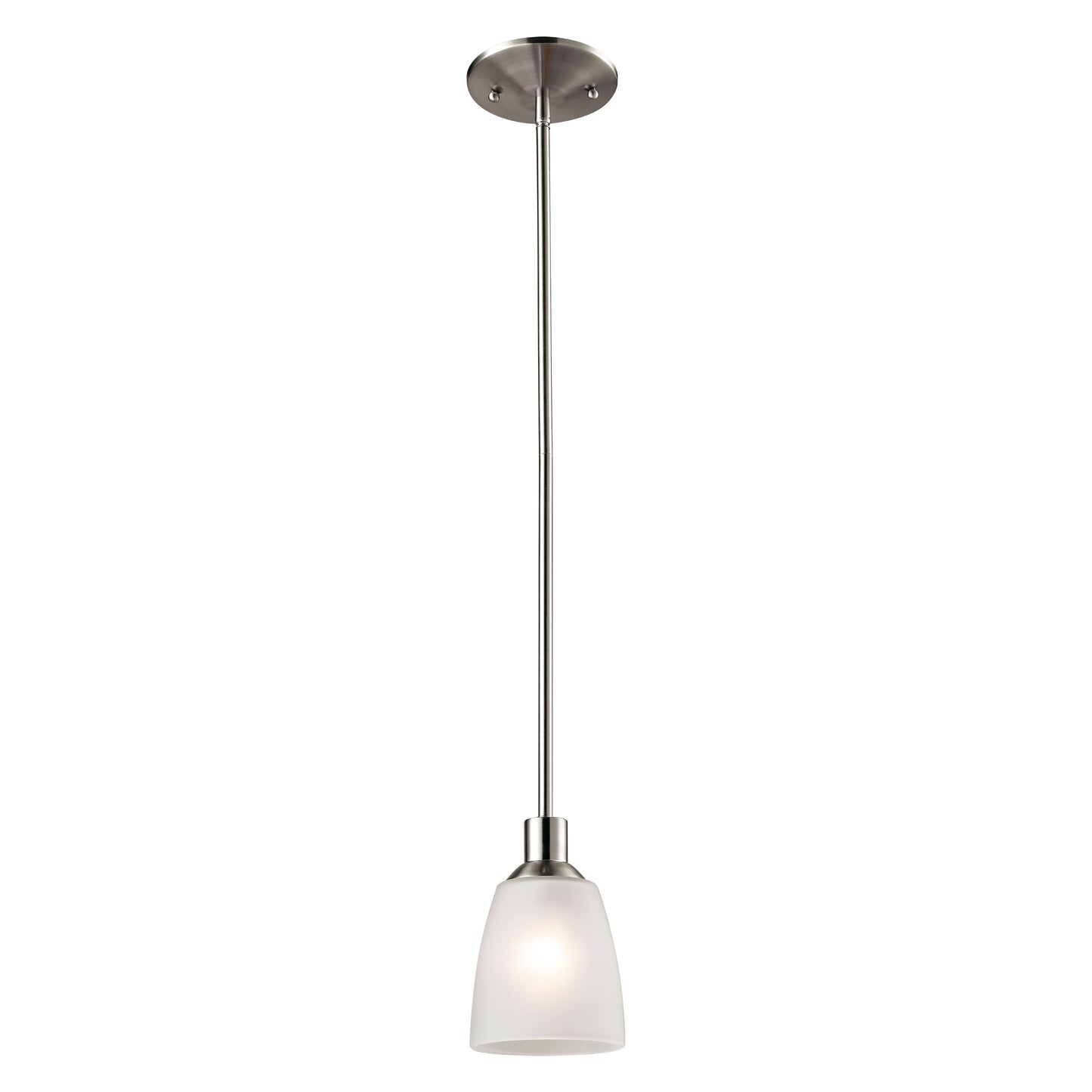 1301PS/20 - Jackson 4'' Wide 1-Light Mini Pendant - Brushed Nickel