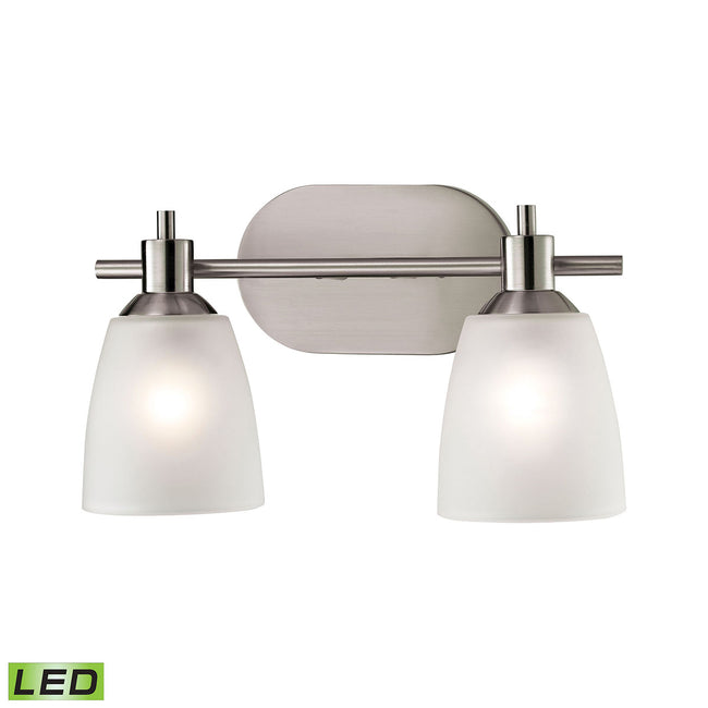 1302BB/20-LED - Jackson 14'' Wide 2-Light Vanity Light - Brushed Nickel