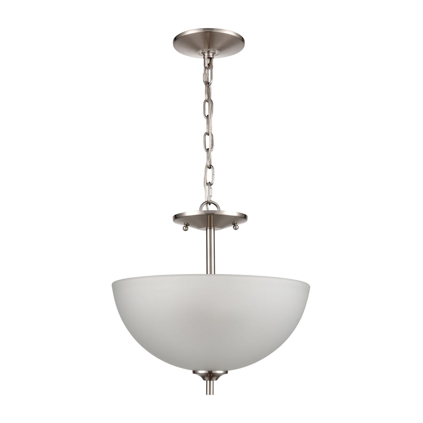 1302PL/20 - Jackson 14'' Wide 2-Light Pendant - Brushed Nickel