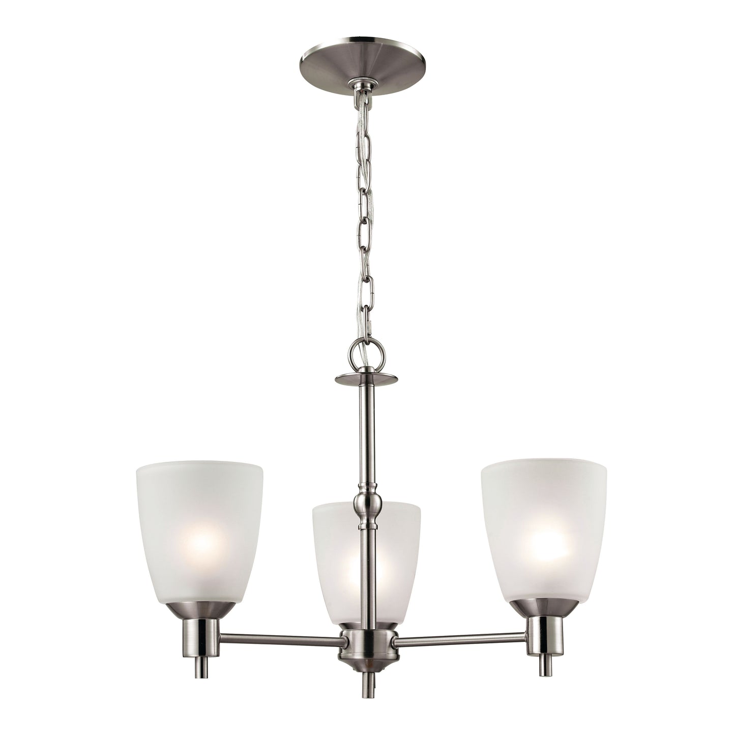 1303CH/20 - Jackson 20'' Wide 3-Light Chandelier - Brushed Nickel