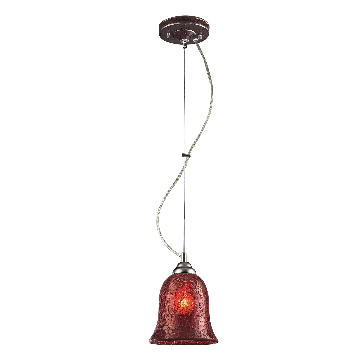 1305-1RDC - Bellisimo 7'' Wide 1-Light Mini Pendant - Chrome