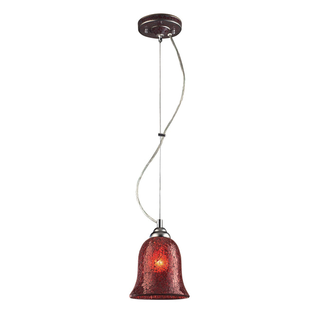 1305-1RDC - Bellisimo 7'' Wide 1-Light Mini Pendant - Chrome