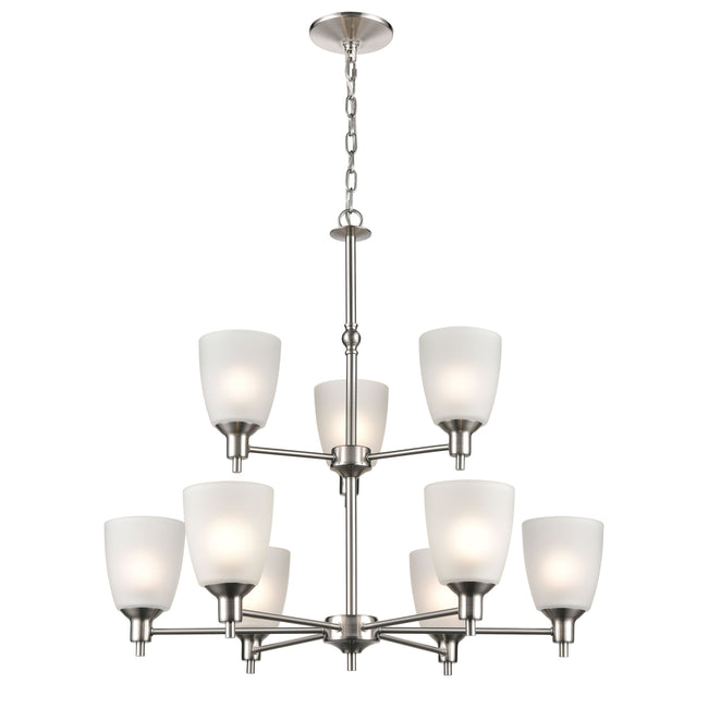 1309CH/20 - Jackson 29'' Wide 9-Light Chandelier - Brushed Nickel