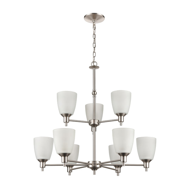 1309CH/20 - Jackson 29'' Wide 9-Light Chandelier - Brushed Nickel