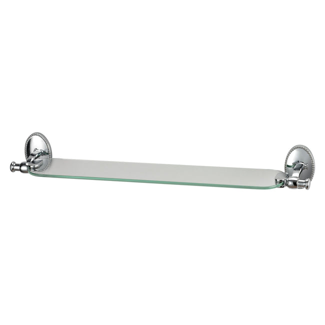 131-010 - Glass Shelf with Chrome Accents