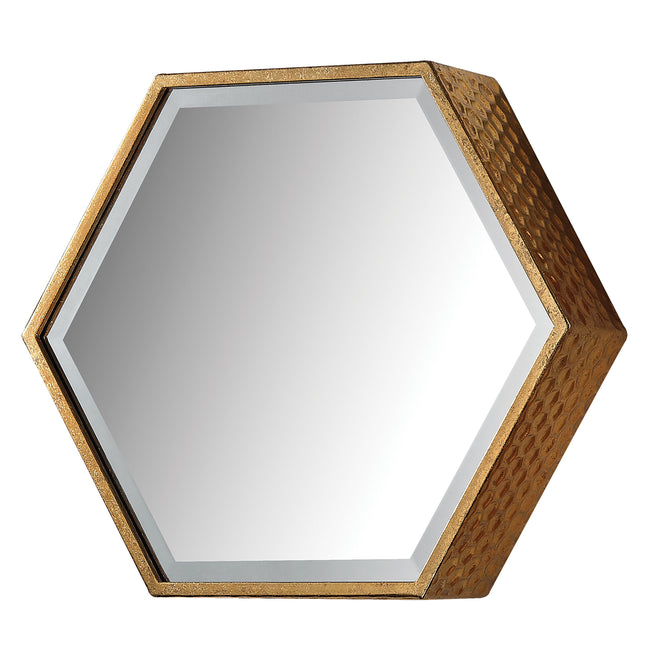 138-170/S5 - Hexagonal Wall Mirror - Set of 5