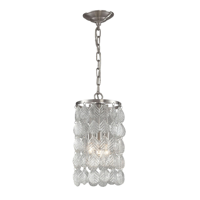 140-001 - Drayton 7'' Wide 3-Light Mini Pendant - Clear