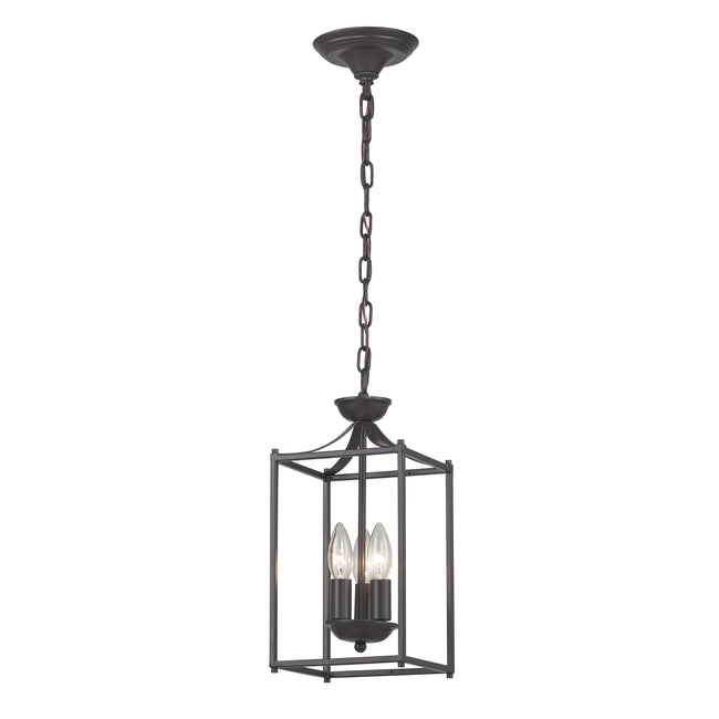 140-002 - Arthur 7'' Wide 3-Light Mini Pendant - Aged Bronze