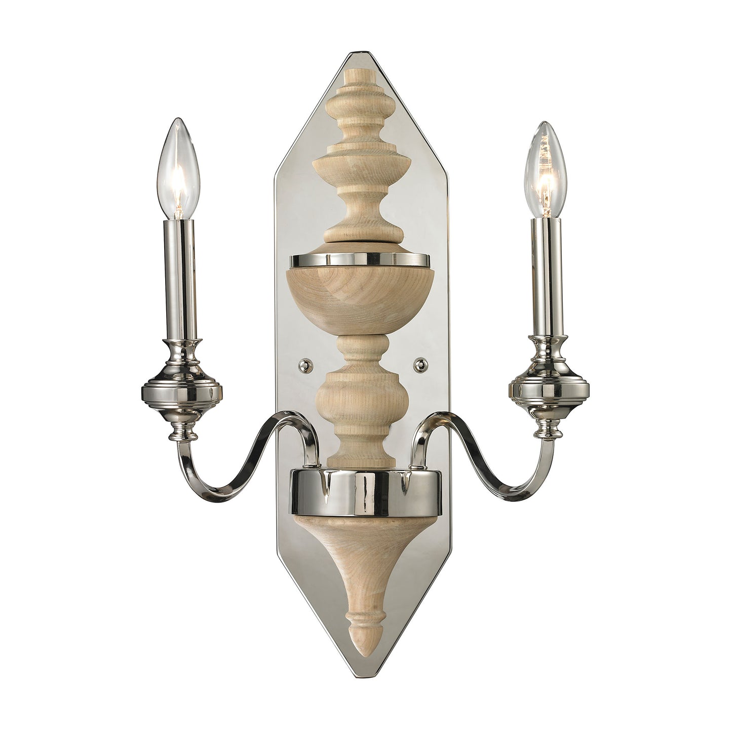 14180/2 - Stratford 20'' High 2-Light Sconce - Chrome