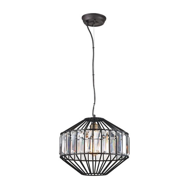 14249/1 - Yardley 13'' Wide 1-Light Pendant - Oil Rubbed Bronze