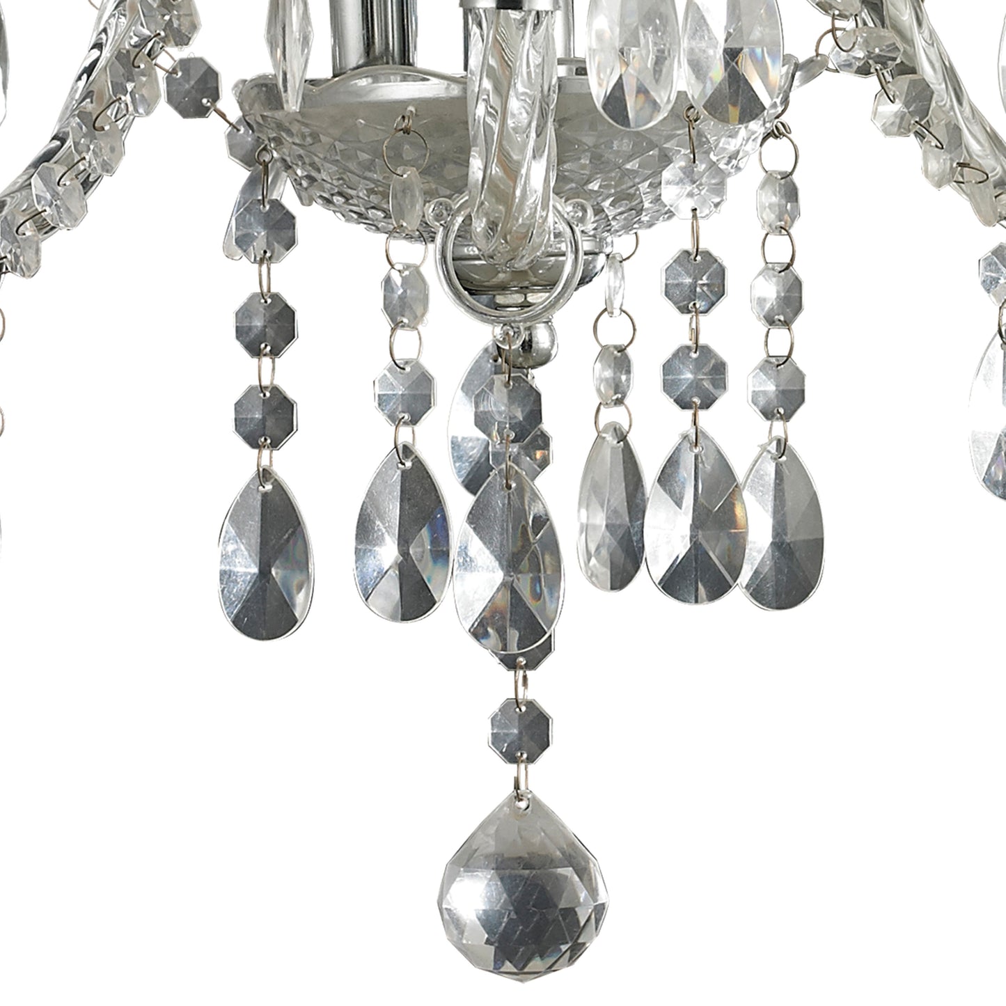 144-015 - Theatre 16'' Wide 3-Light Chandelier - Clear