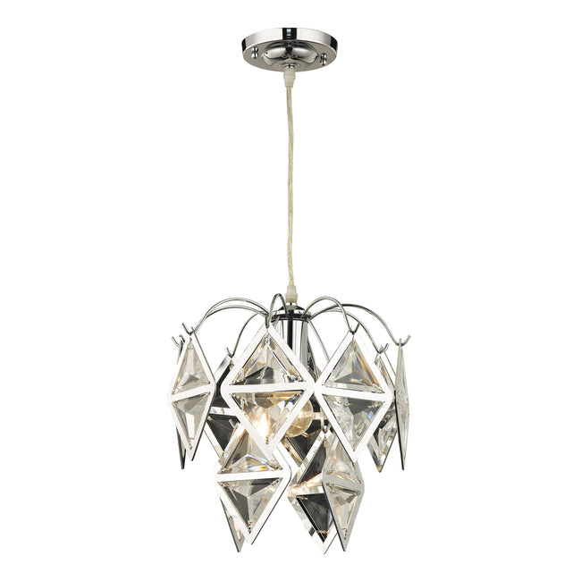 144-037 - PENDANT IN CLEAR AND CHROME