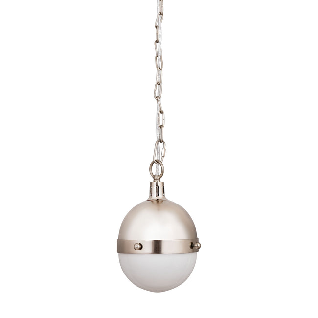 14484/1 - Harmelin 7'' Wide 1-Light Mini Pendant - Satin Nickel