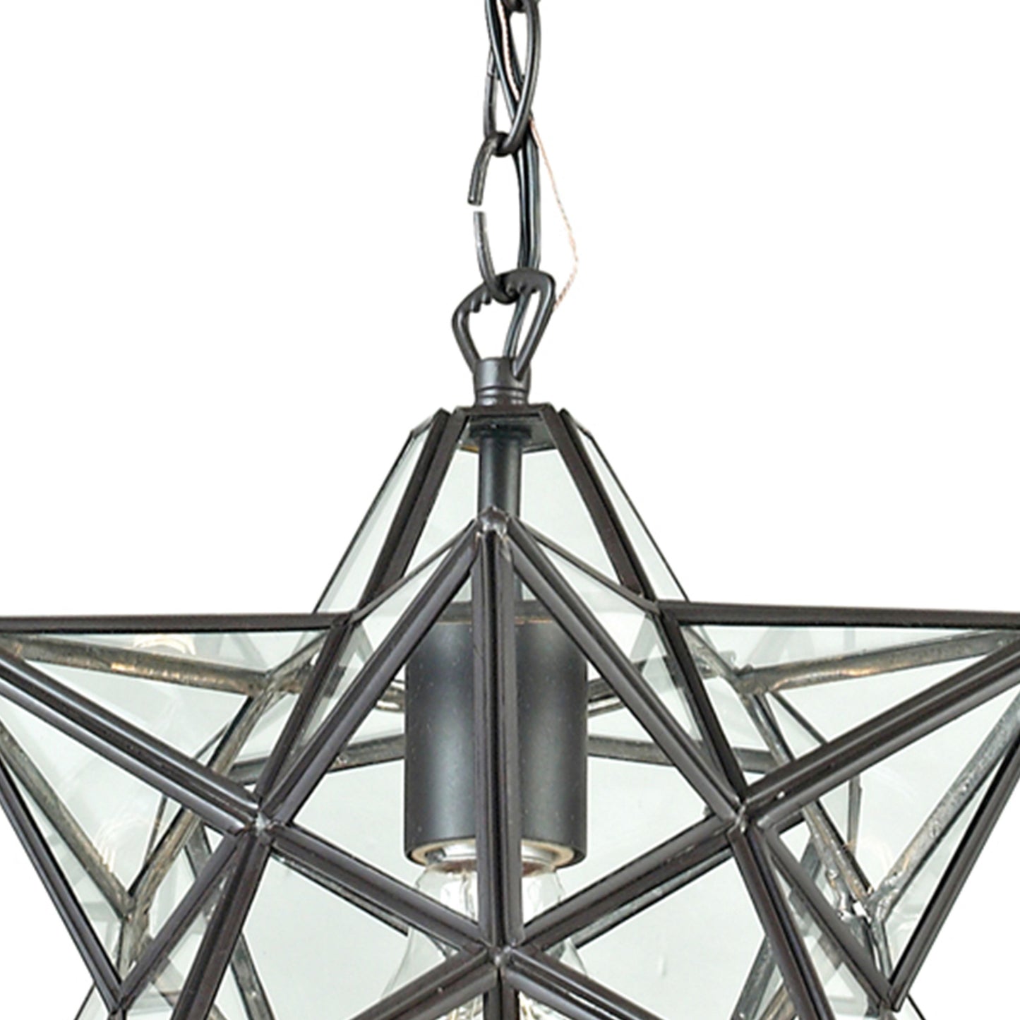 145-001 - Star 9'' Wide 1-Light Mini Pendant - Oil Rubbed Bronze