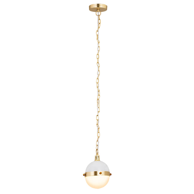 14534/1 - Harmelin 7'' Wide 1-Light Mini Pendant - White