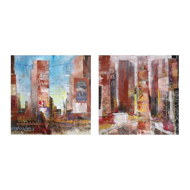 146-004/S2 - New York City IV (Exclusive Alberto Di Serafino Print on Canvas, Hand-painted Embellish