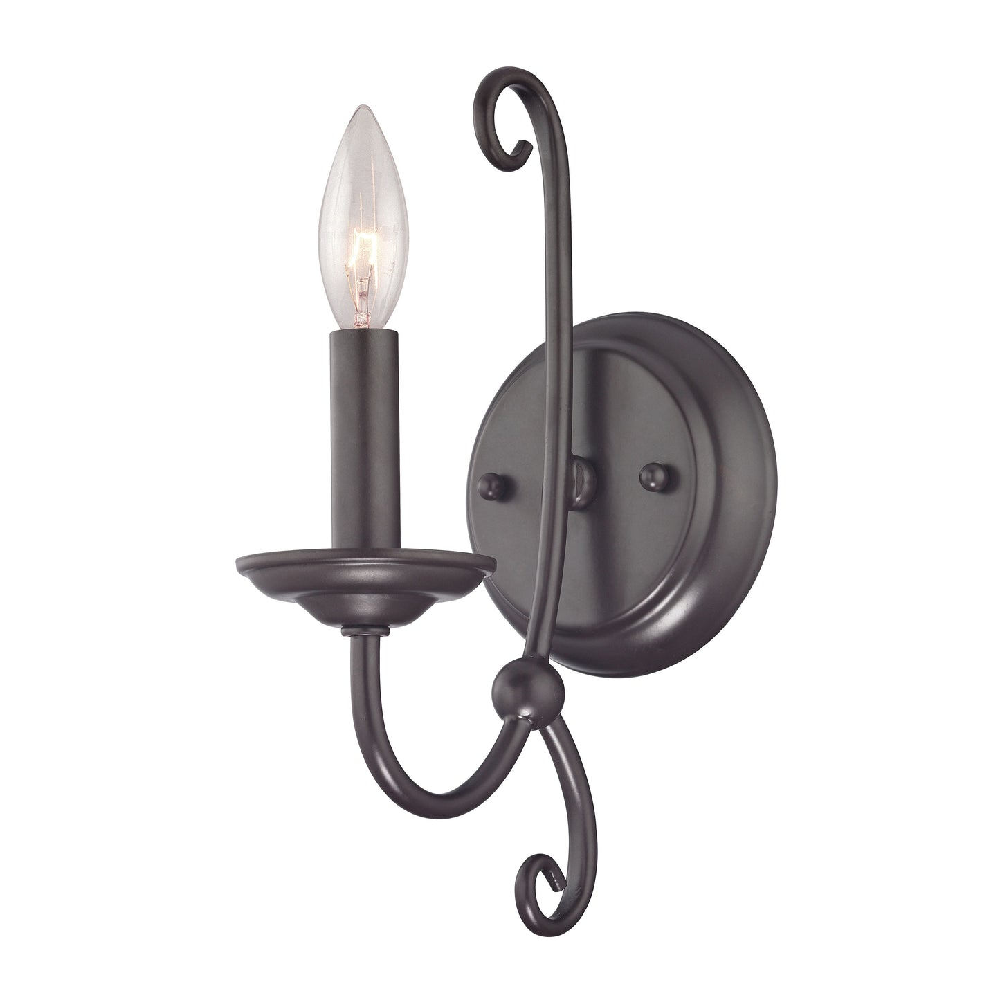 1501WS/10 - Williamsport 12'' High 1-Light Sconce - Oil Rubbed Bronze