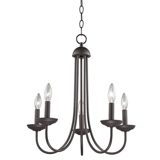 1525CH/10 - Williamsport 20'' Wide 5-Light Chandelier - Oil Rubbed Bronze