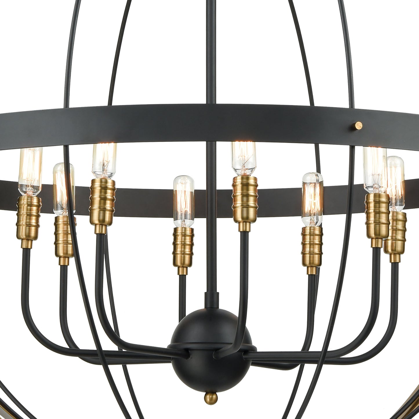 1529CH/10 - Williamsport 34'' Wide 9-Light Chandelier - Oil Rubbed Bronze