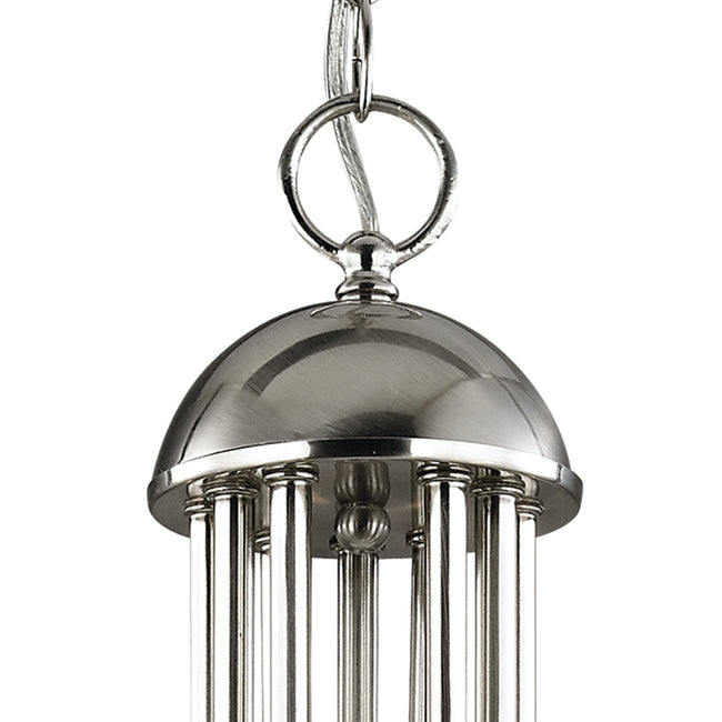 1529CH/20 - Williamsport 34'' Wide 9-Light Chandelier - Brushed Nickel