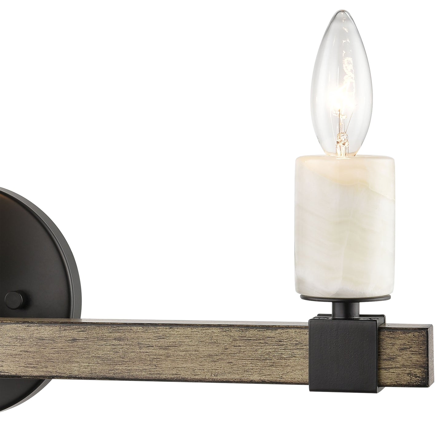 15468/3 - Stone Manor 21'' Wide 3-Light Vanity Light - Matte Black