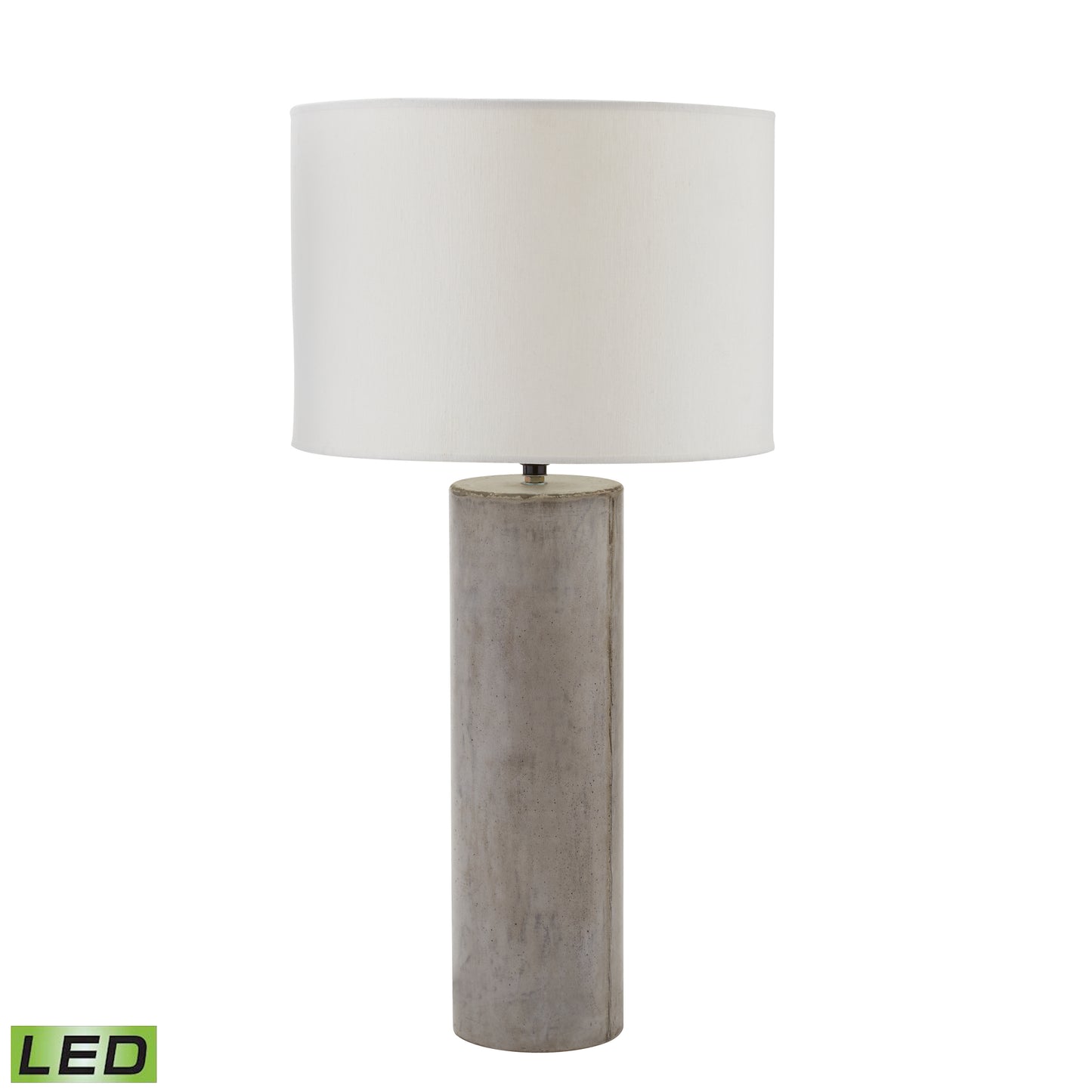 157-013-LED - Cubix 29.1'' High 1-Light Table Lamp - Polished Concrete - Includes LED Bulb