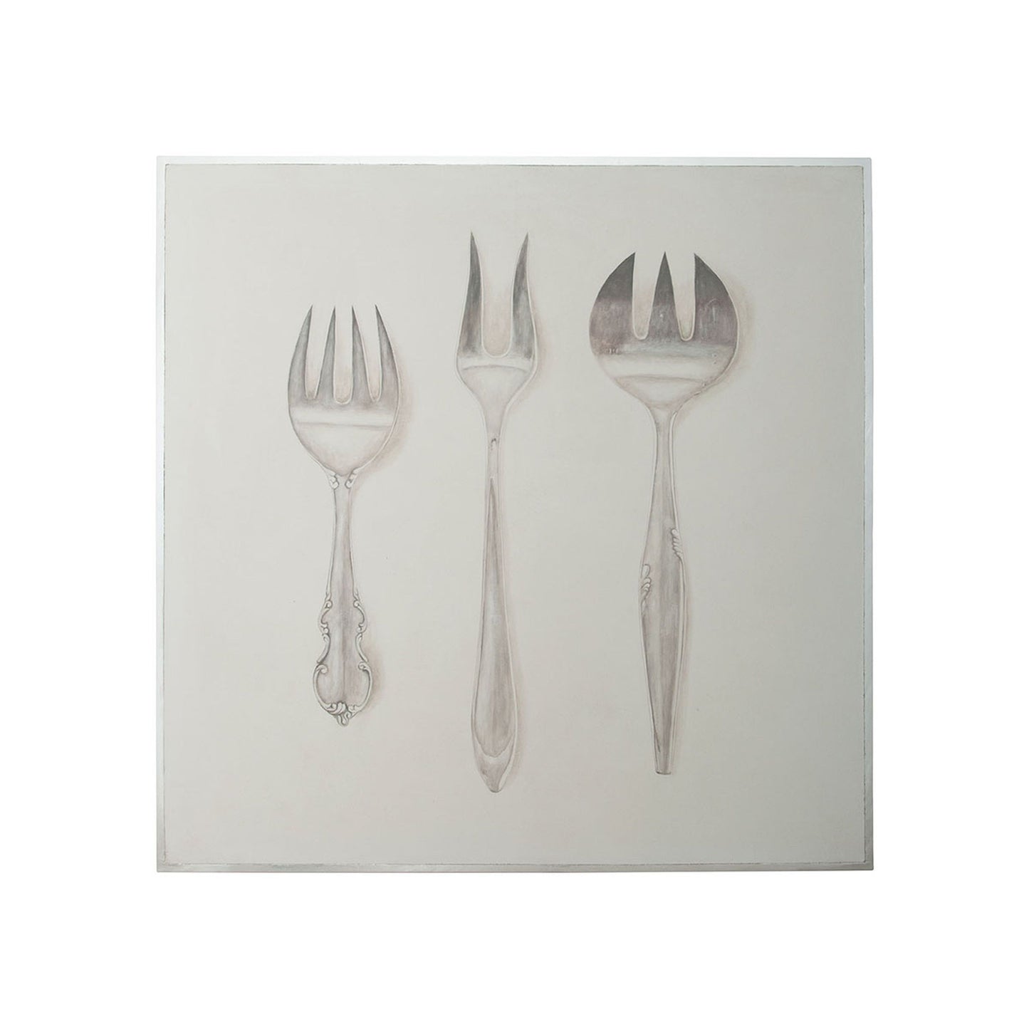 1617015 - Silver Service - Hand-painted Art on Canvas