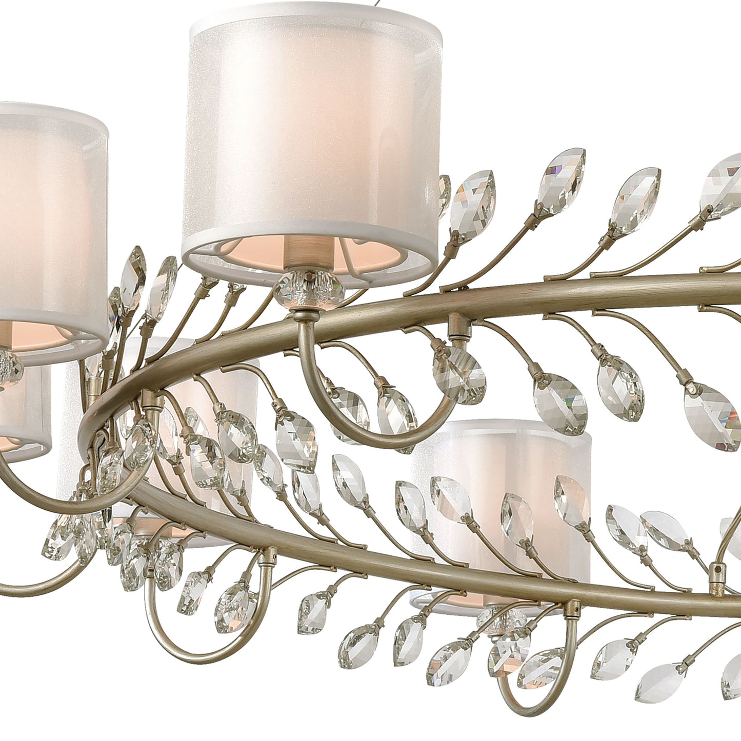 16287/12 - Asbury 62'' Wide 12-Light Chandelier - Aged Silver