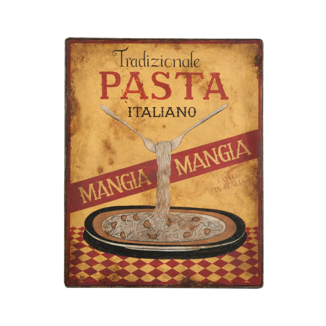 164049G - Metal Pasta Sign