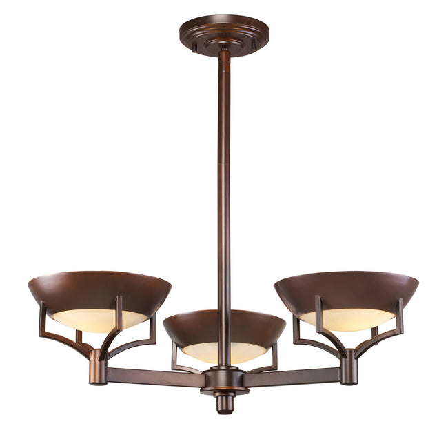 17037/3 - Sullivan 23'' Wide 3-Light Chandelier - Aged Bronze