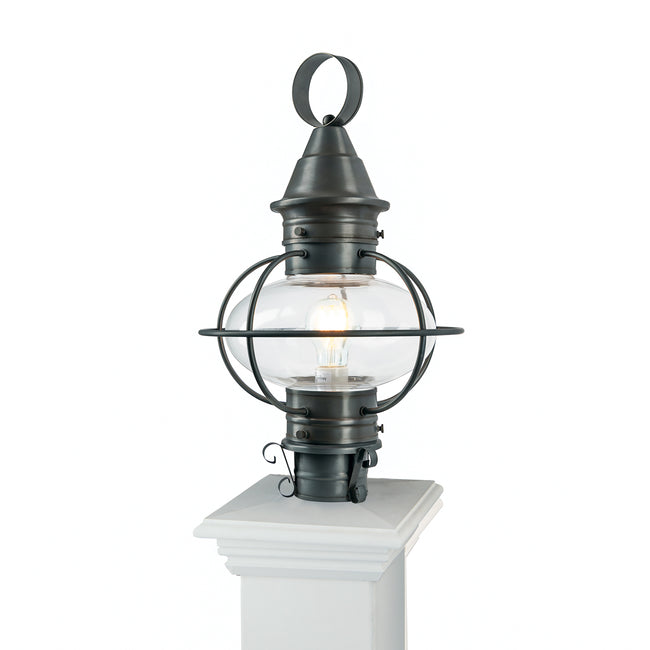 1711-GM-CL - American Onion Outdoor Post Light - Gun Metal