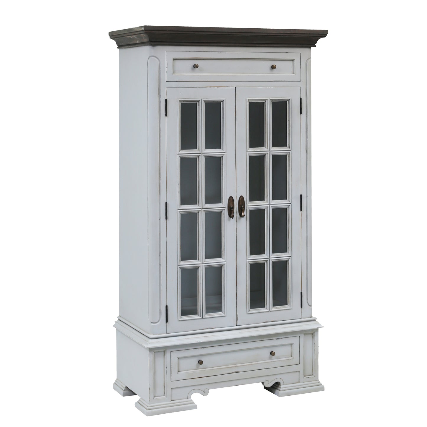 17119 - Hartford Cabinet - Tall Gray