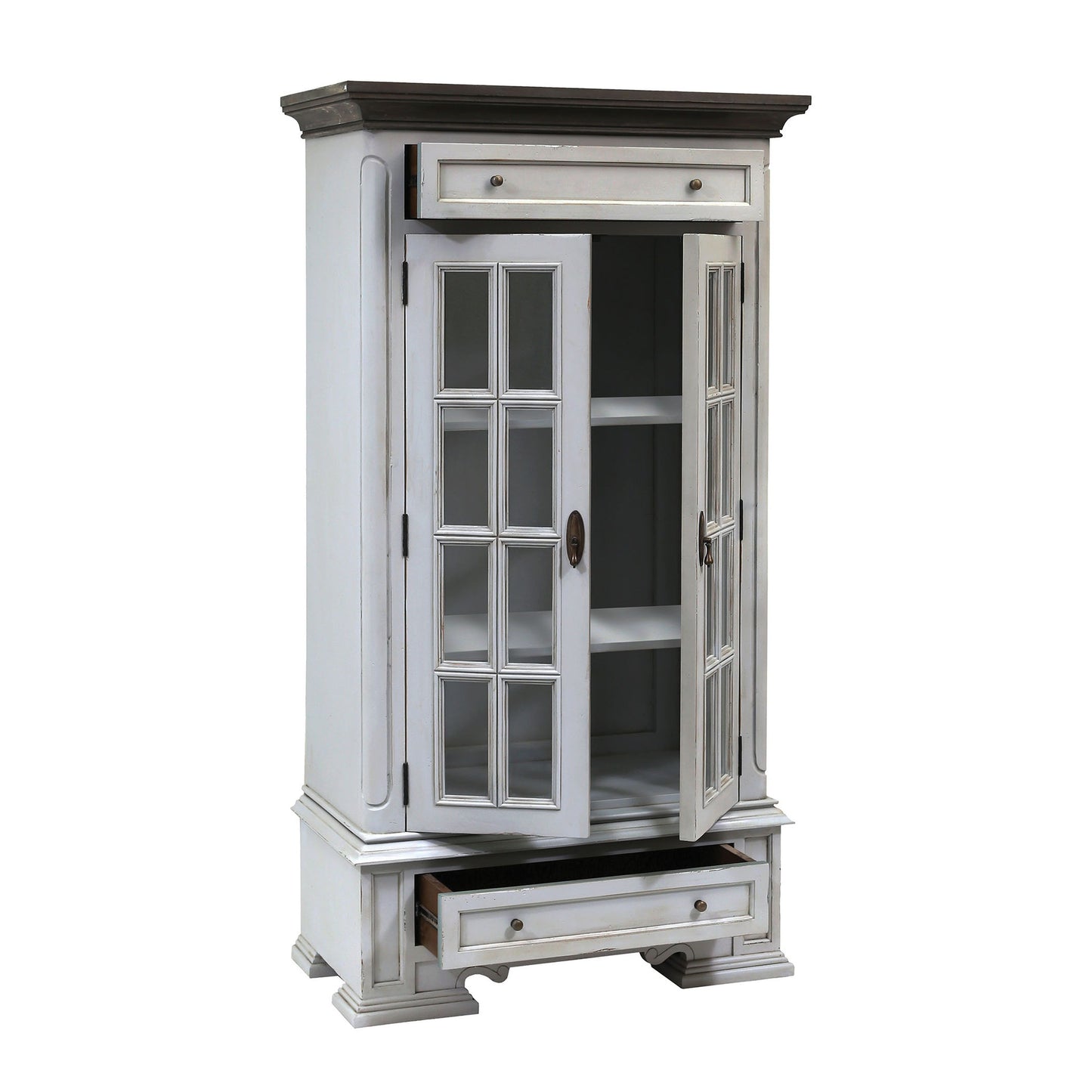 17119 - Hartford Cabinet - Tall Gray