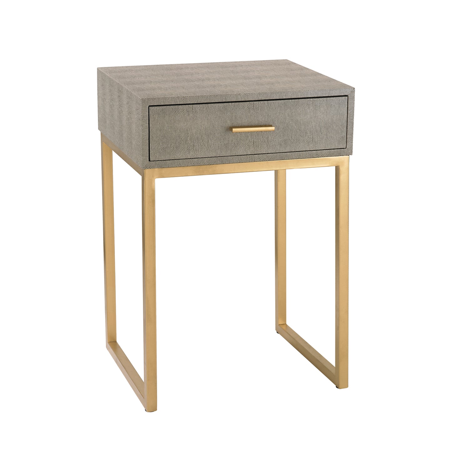 180-010 - Shagreen Accent Table - Gray