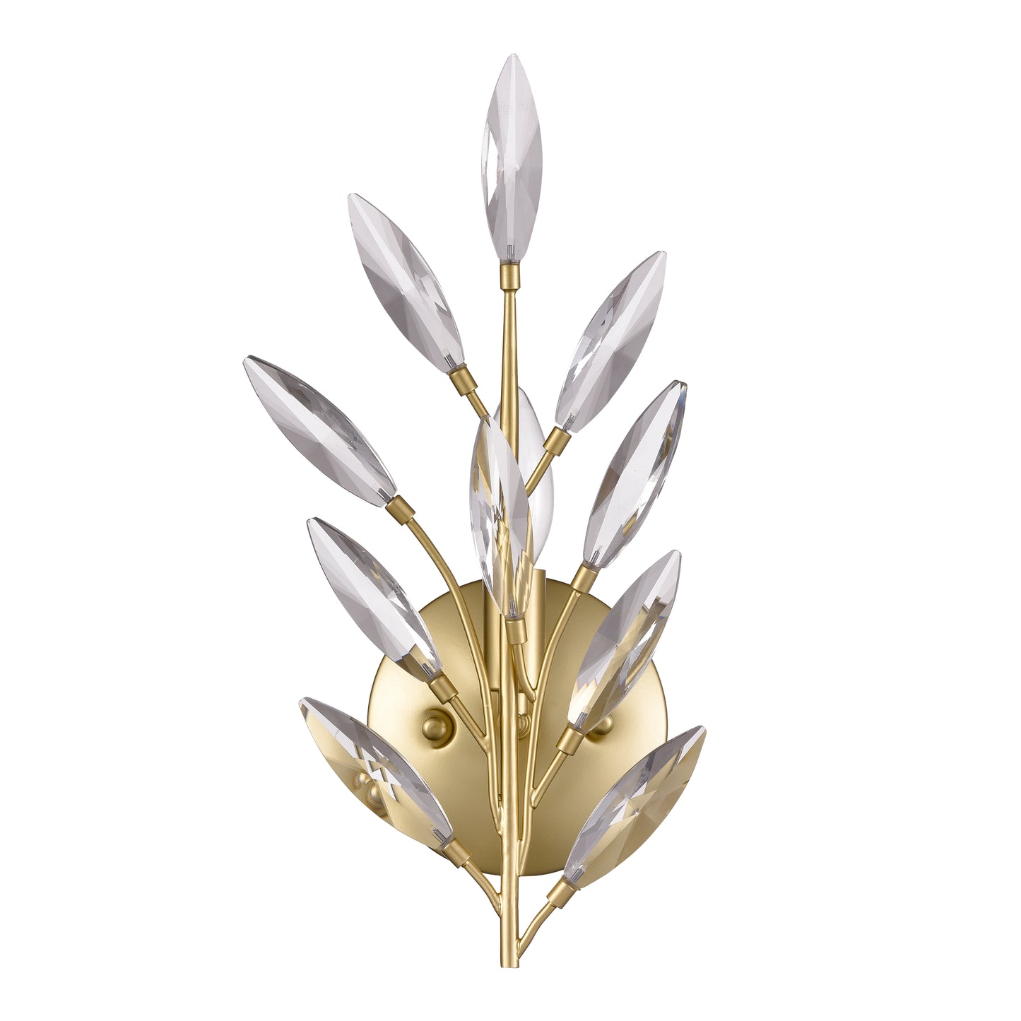 18301/1 - Flora Grace 14'' High 1-Light Sconce - Champagne Gold