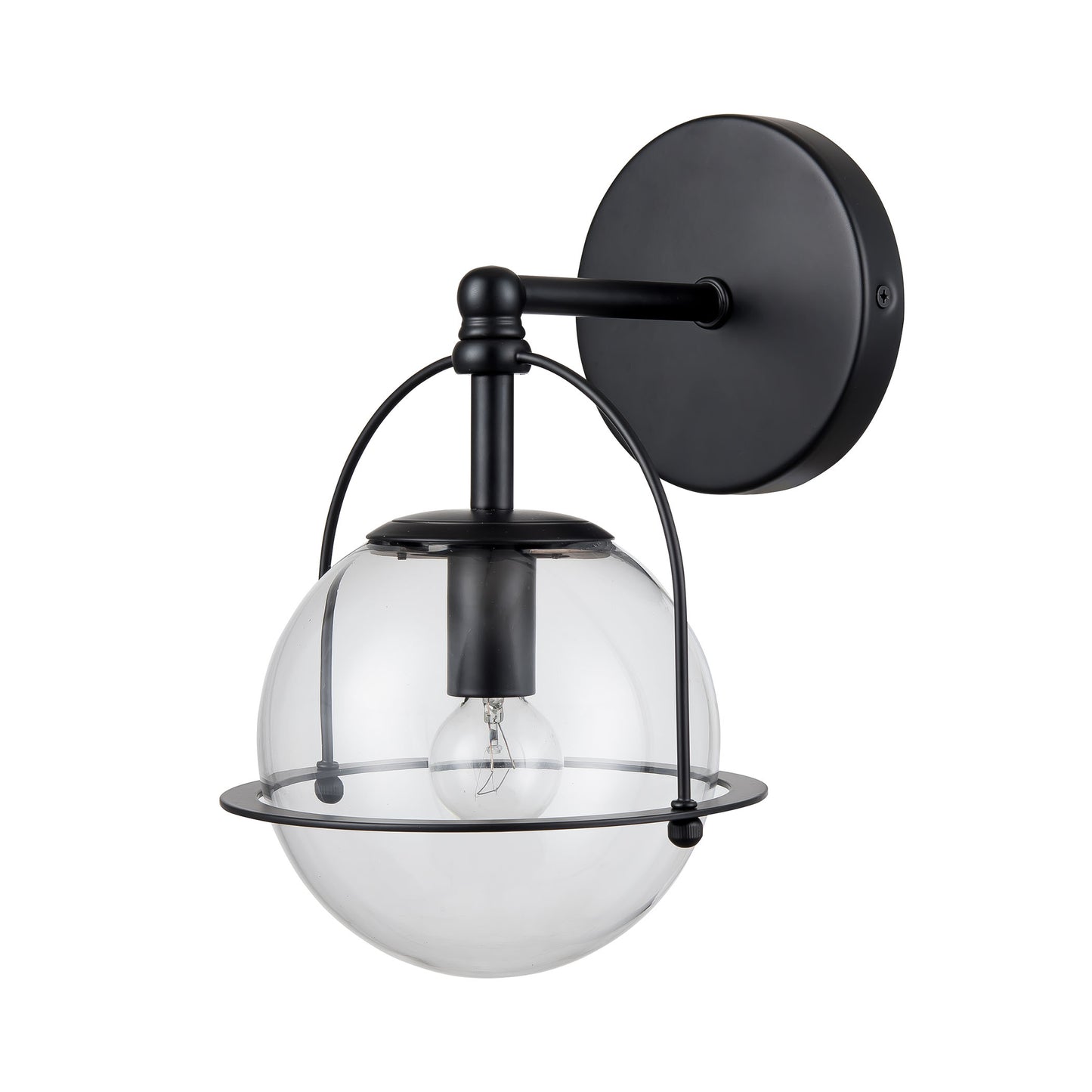 18430/1 - Langford 10'' High 1-Light Sconce - Matte Black