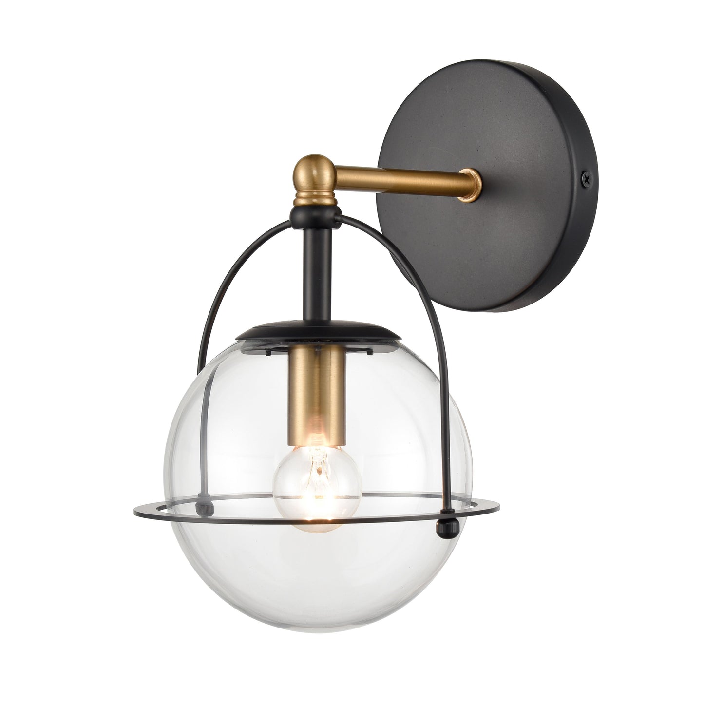 18440/1 - Langford 10'' High 1-Light Sconce - Satin Brass