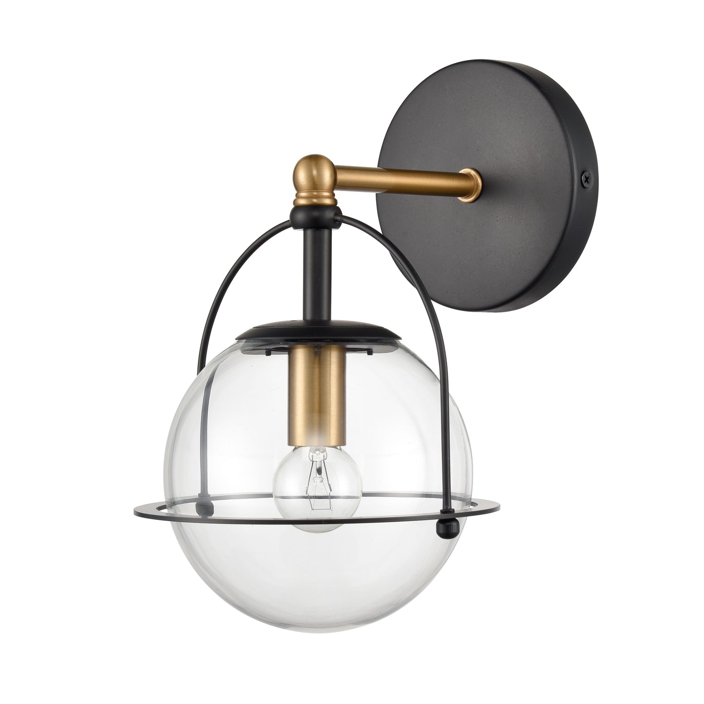 18440/1 - Langford 10'' High 1-Light Sconce - Satin Brass