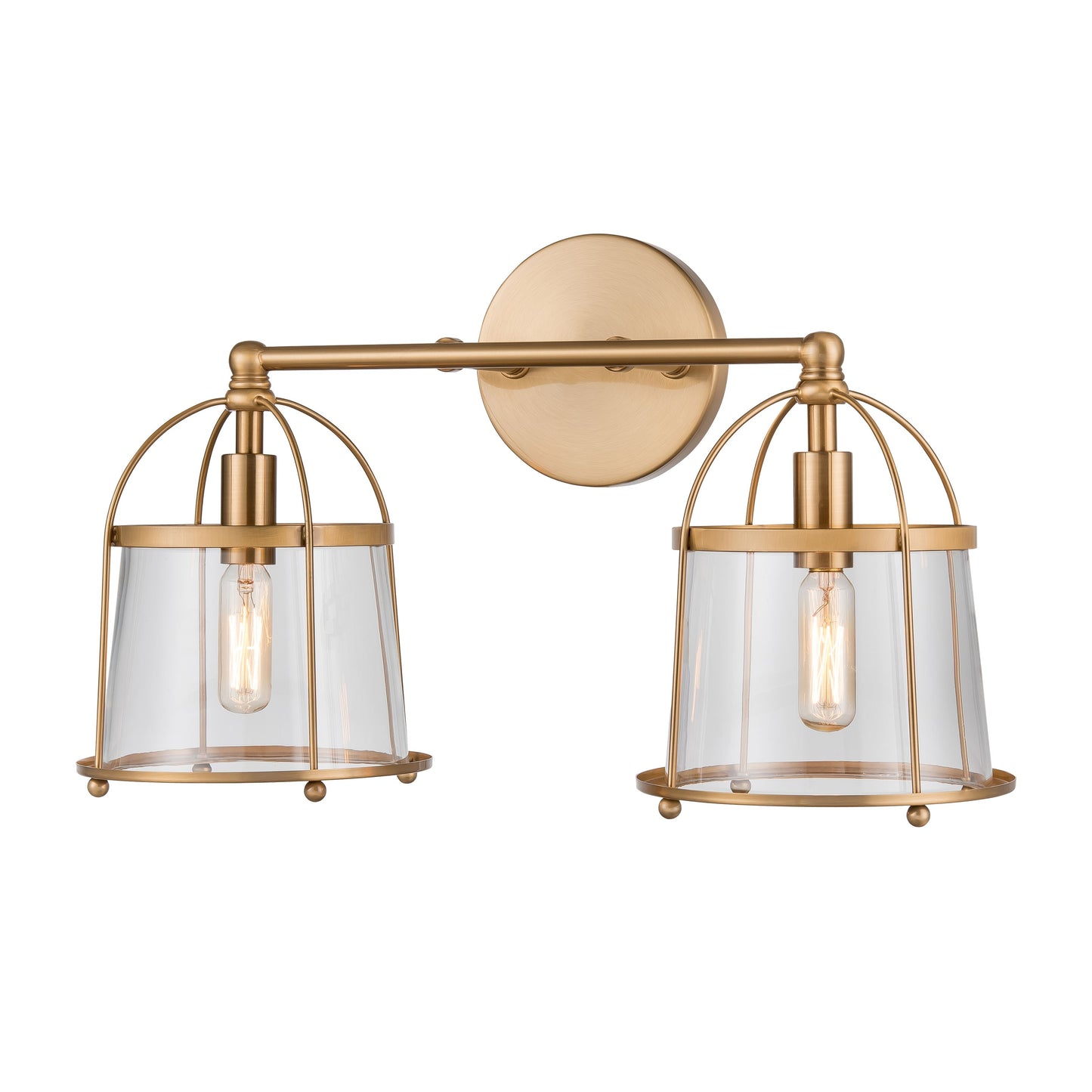 18451/2 - Merrick 17'' Wide 2-Light Vanity Light - Satin Brass