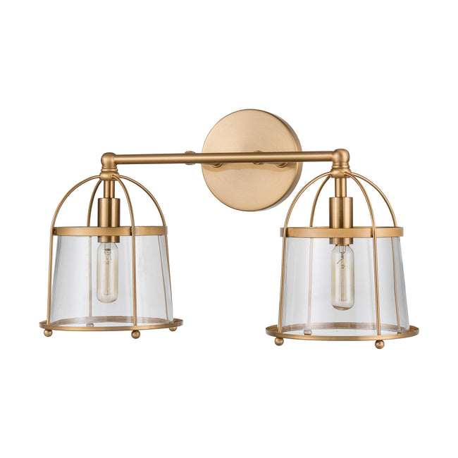 18451/2 - Merrick 17'' Wide 2-Light Vanity Light - Satin Brass