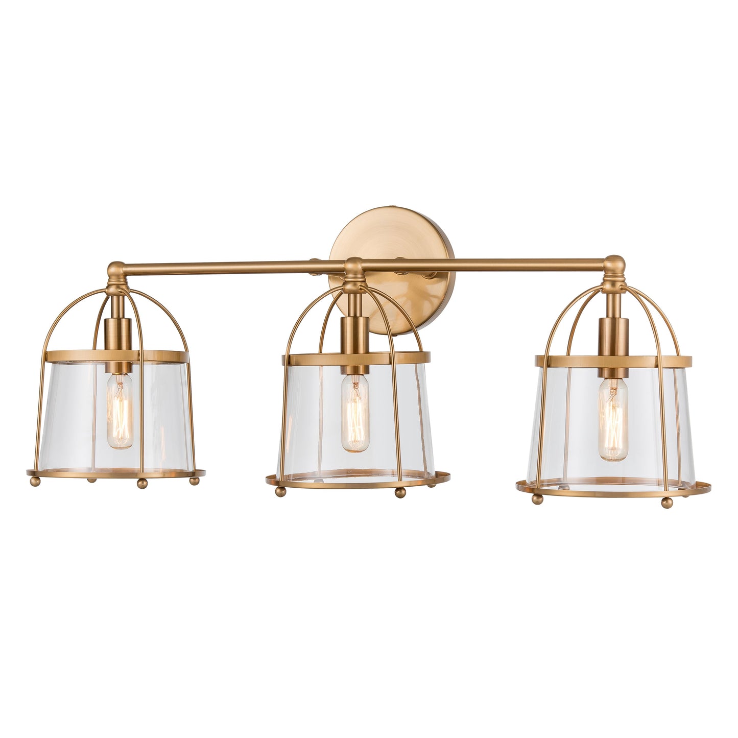 18452/3 - Merrick 24'' Wide 3-Light Vanity Light - Satin Brass