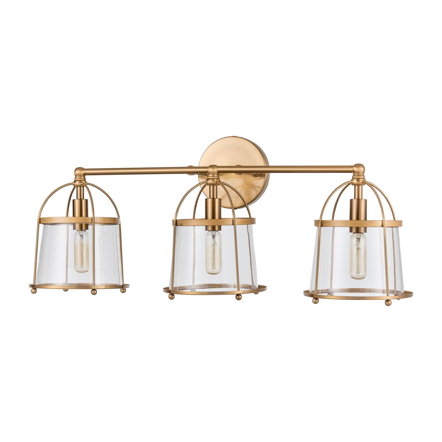 18452/3 - Merrick 24'' Wide 3-Light Vanity Light - Satin Brass