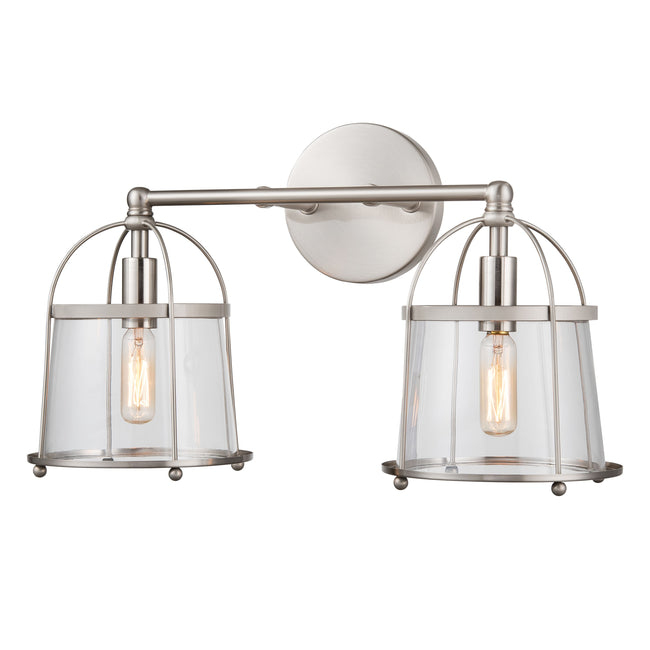 18461/2 - Merrick 17'' Wide 2-Light Vanity Light - Satin Nickel